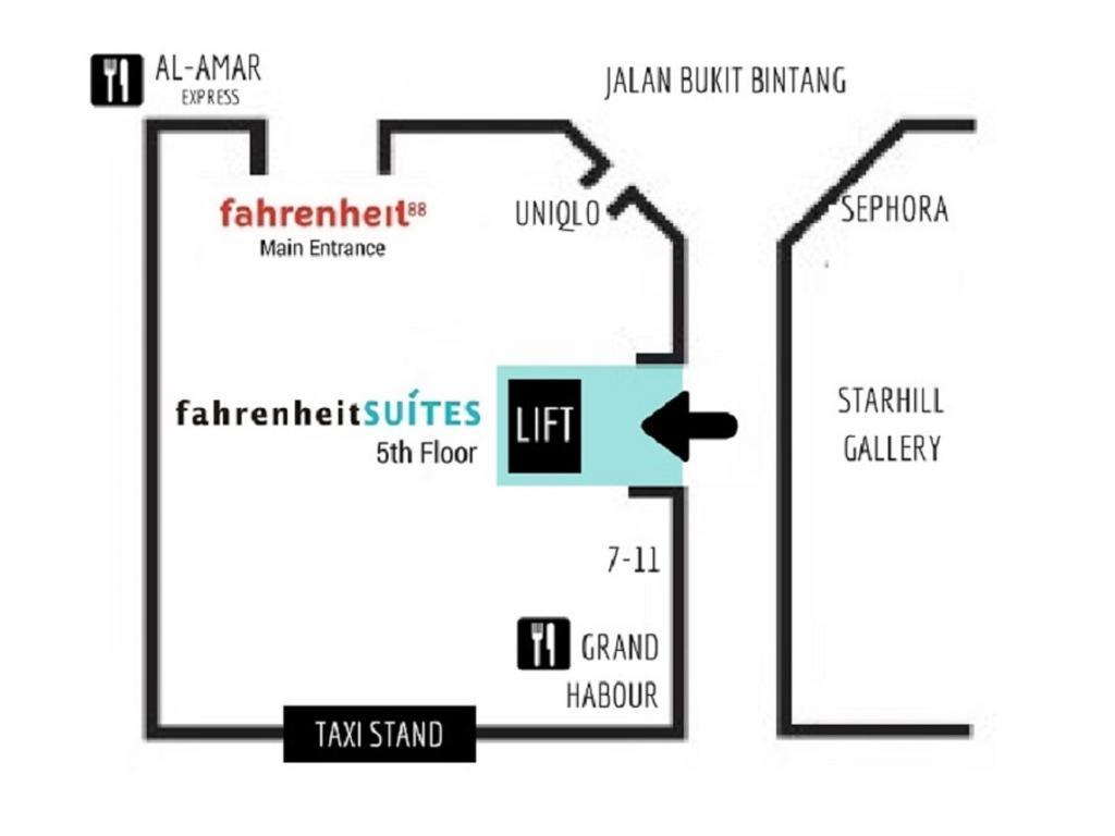 Fahrenheit Suites Bukit Bintang, Kuala Lumpur Exterior foto